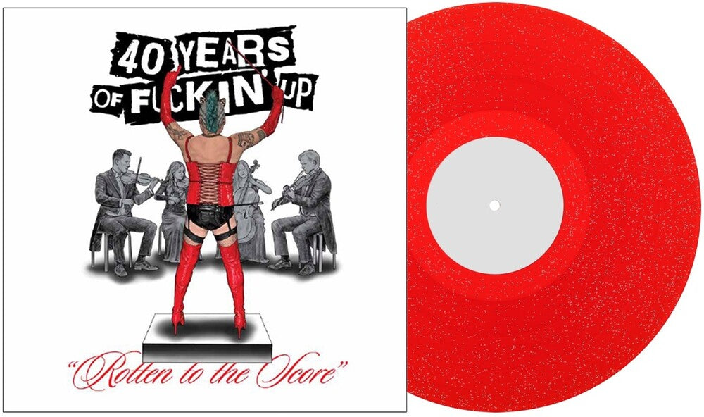 Fat Mike - Rotten to the Score: The 40 Years of Fuckin' Up Original Score  LP (Transparent Red with Silver Glitter ) (Preorder: Ships August 28, 2026)