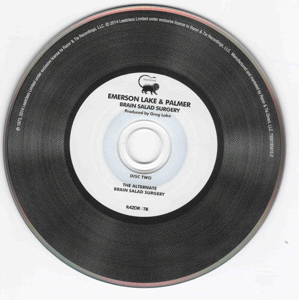 Emerson, Lake & Palmer - Brain Salad Surgery (CD) (Very Good Plus (VG+)) USED