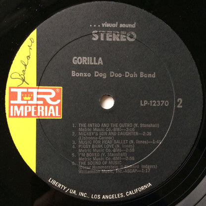 Bonzo Dog Doo-Dah Band - Gorilla (LP) (Mint (M)) USED