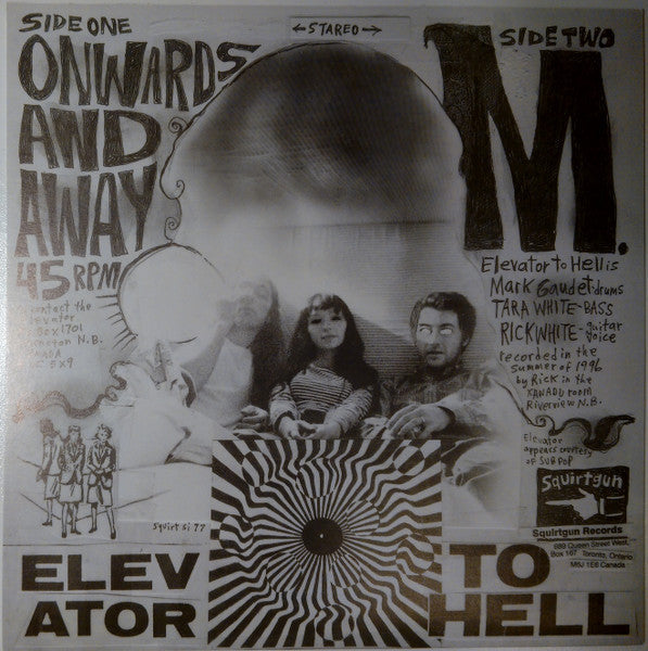 Elevator To Hell - Onwards And Away (7") (Very Good Plus (VG+))