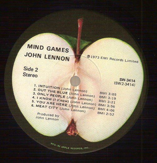 John Lennon - Mind Games (LP) (Mint (M)) USED