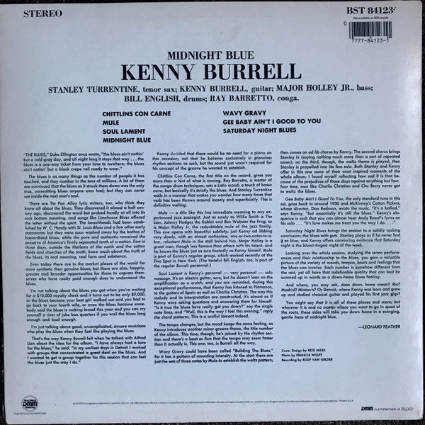 Kenny Burrell - Midnight Blue (LP) (Mint (M)) USED
