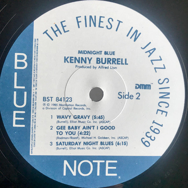 Kenny Burrell - Midnight Blue (LP) (Mint (M)) USED