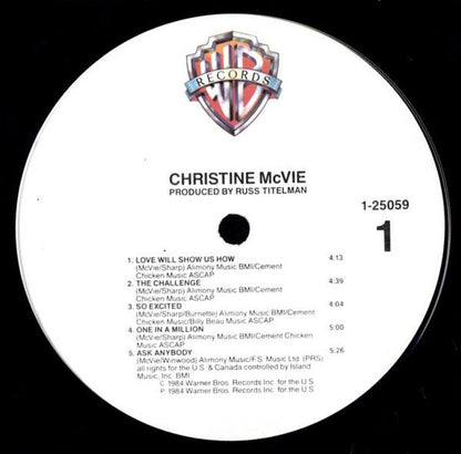 Christine McVie - Christine McVie (LP) (Mint (M))