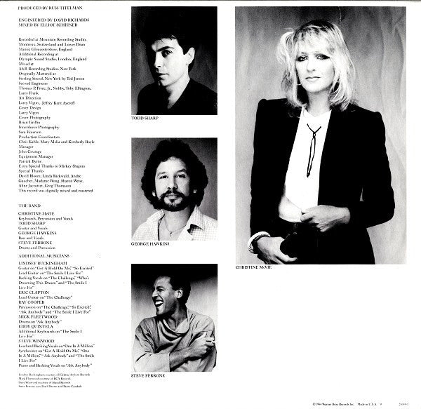 Christine McVie - Christine McVie (LP) (Mint (M))