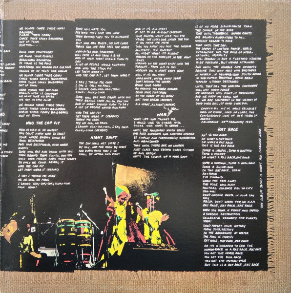 Bob Marley & The Wailers - Rastaman Vibration (LP) (Very Good (VG)) USED