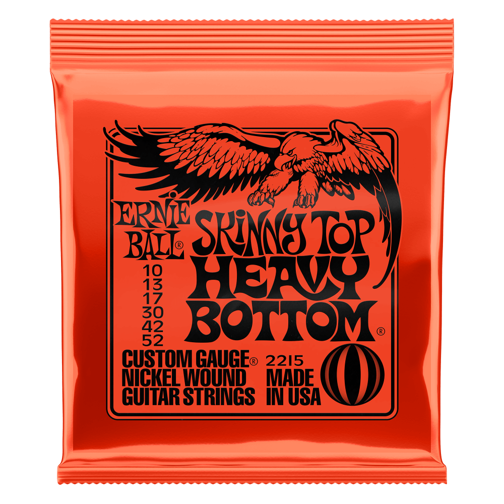 Ernie Ball - Skinny Top Heavy Bottom Slinky Nickel Wound Electric Guitar Strings 10-52 Gauge