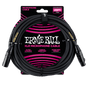 Ernie Ball - Classic XLR Microphone Cable Male/Female 25ft - Black