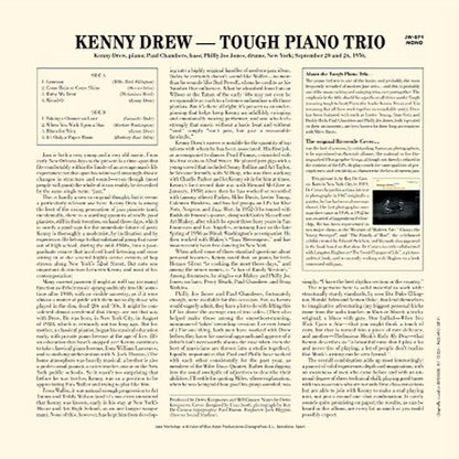 Kenny Drew - Tough Piano Trio LP (180g, Audiophile, Remastered, Mono, Jazz Workshop)