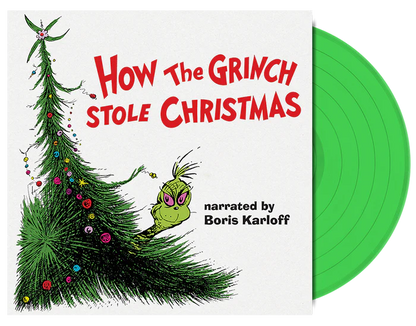 How The Grinch Stole Christmas - Soundtrack Album: Narrated by Boris Karloff LP (Green Vinyl)