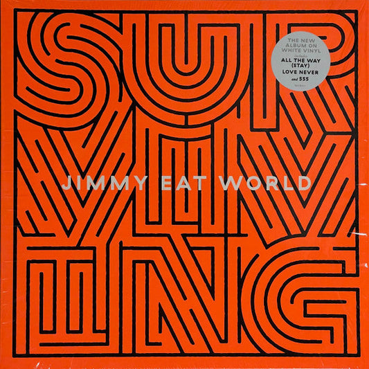 Jimmy Eat World - Surviving LP (Colored Vinyl, Indie Exclusive, Gatefold, Download)