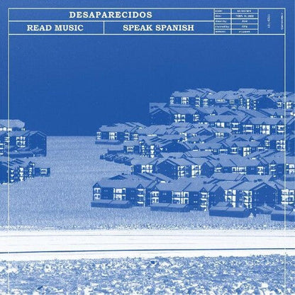 Desaparecidos – Read Music, Speak Spanish LP (Remastered, Indie Exclusive, Blue Vinyl, Poster)