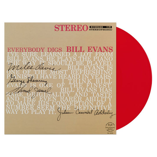 Bill Evans - Everybody Digs Bill Evans LP (180g, Red Vinyl)