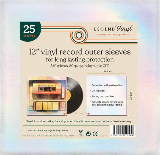 Legend Vinyl LV21 Vinyl Pack Of 25 Record Sleeves [Accessories]